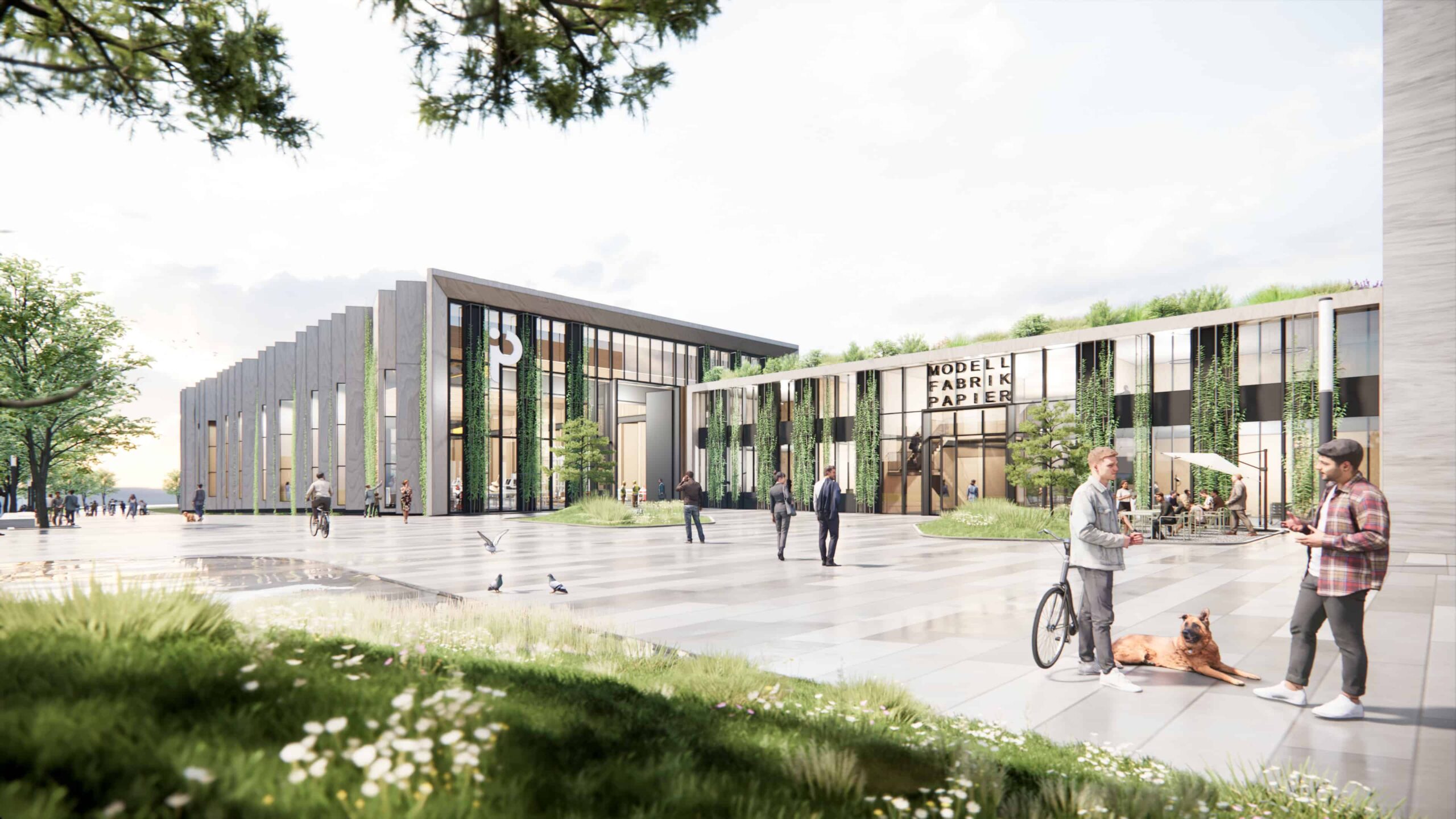 Wichtige Hürden für das Forschungsgebäude der Modellfabrik Papier im Innovationsquartier Düren genommen